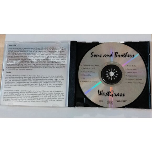 Sons And Brothers WestGrass CD - Picture 2 of 4